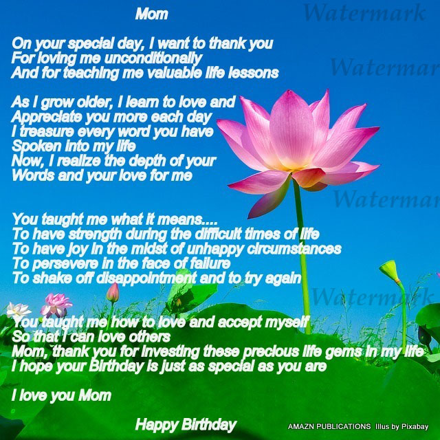 Happy Birthday Mom Ecard