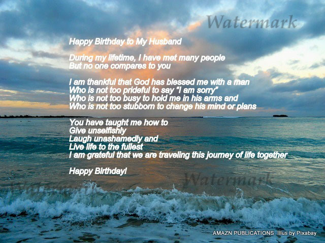 Happy Birthday to My Husband Ecard