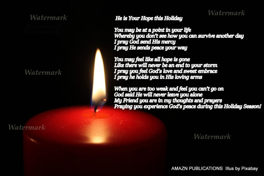 Inspirational Holiday Ecard He is Your Hope