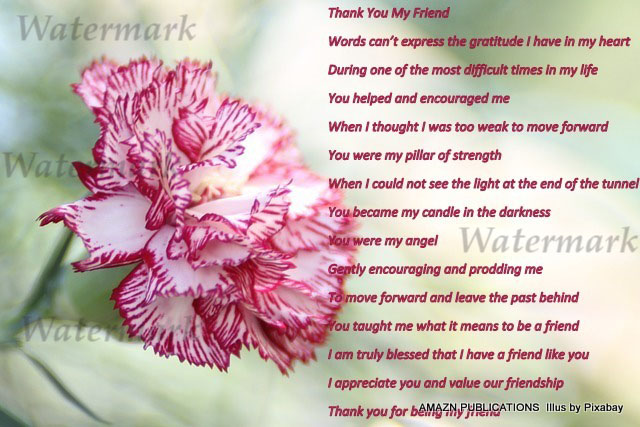 Thank You My Friend Ecard