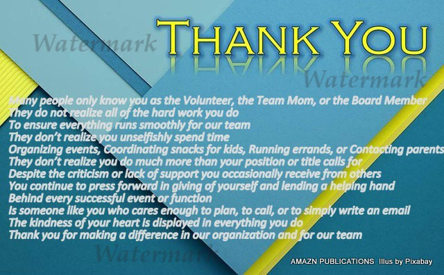Volunteer Thank You Ecard