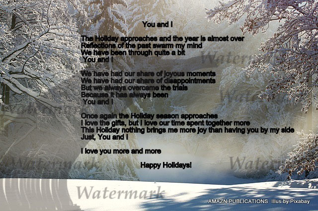 You and I Winter Holiday Ecard