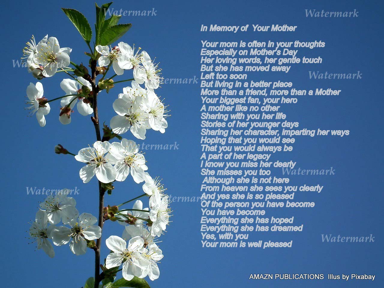 In Memory of Your Mother