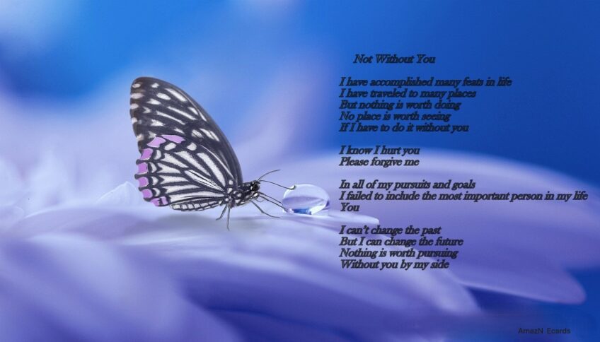 Not Without You Romantic Ecard