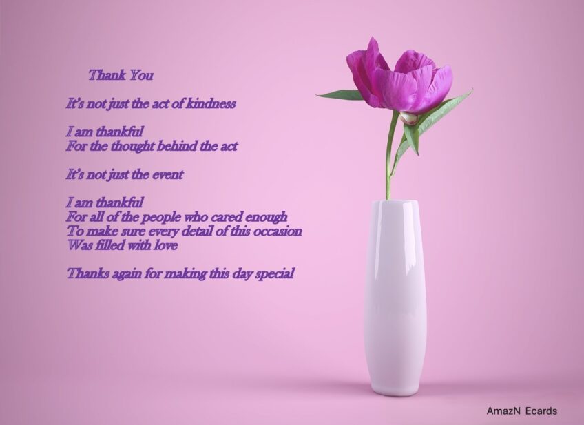 Thank You- Special Event Ecard