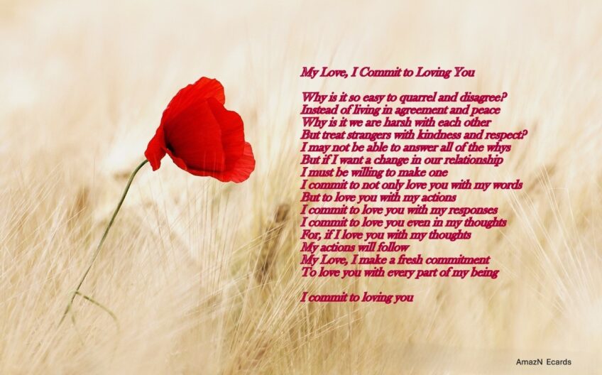 I Commit to Loving You