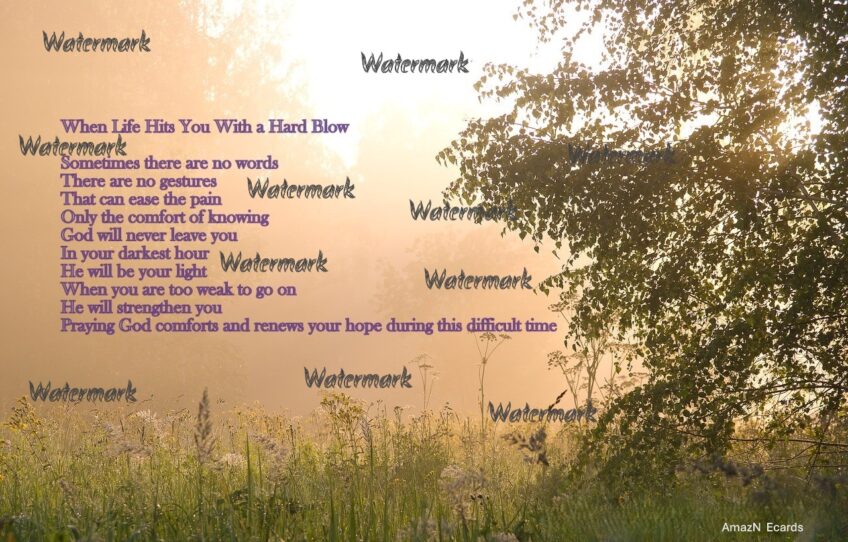 When Life Hits You with A Hard Blow