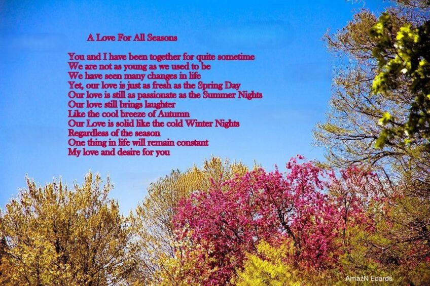 Romantic Ecard – A Love For All Seasons