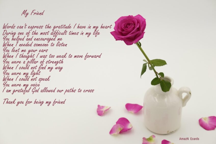 Friend Thank You Ecard