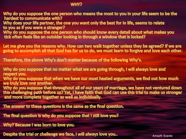 Why Do I Love You Romantic Ecard