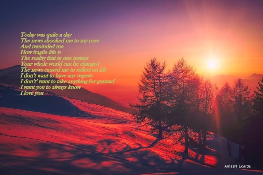 The News a Romantic Ecard