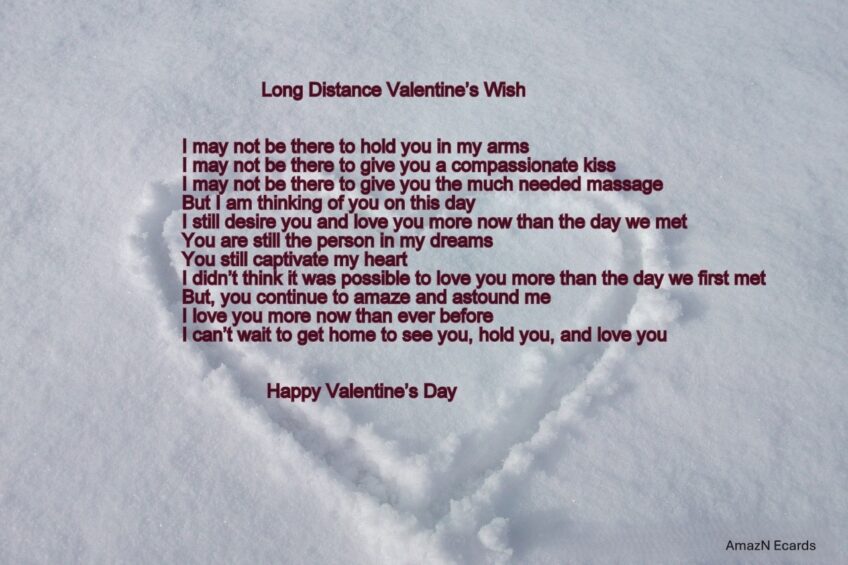 Long Distance Valentine