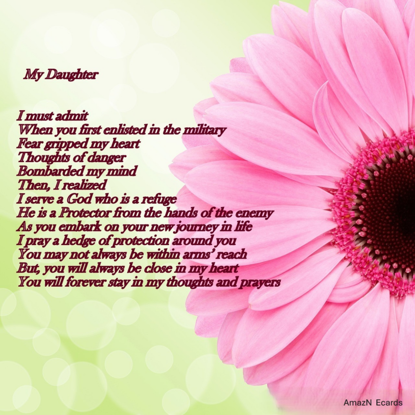 Daughter Enlisted in the Military