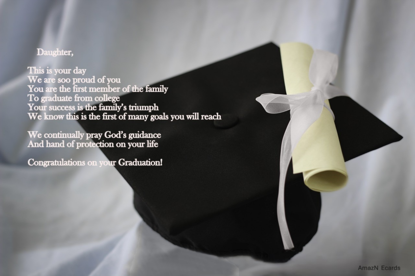 Daughter Graduation Ecard