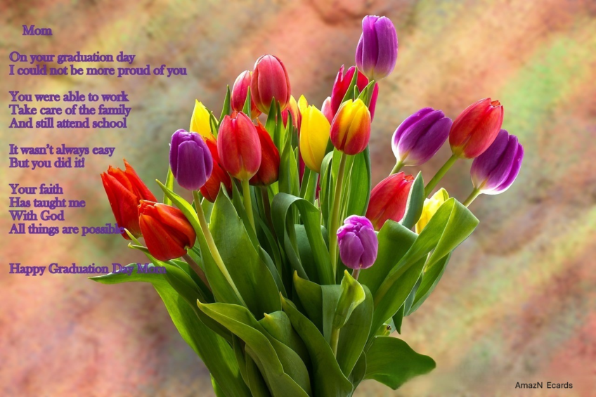 Mom Proud of You Graduation Ecard
