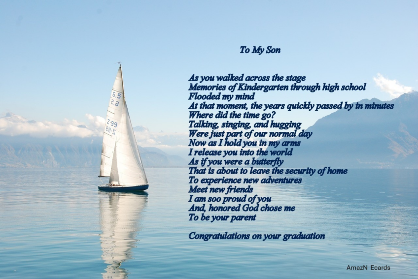 Graduation ecard for My Son