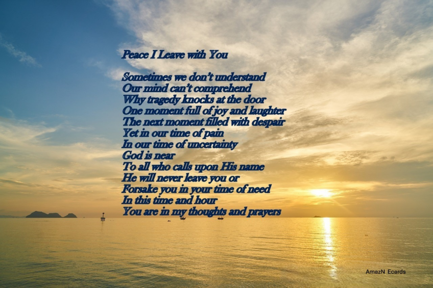 Peace – Inspirational Ecard