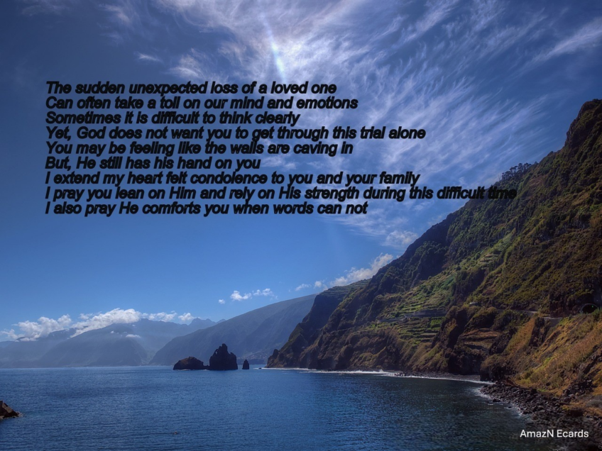 Sympathetic Ecard for Loss of Loved One