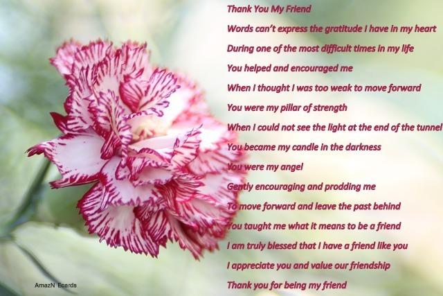 Thank You My Friend Ecard