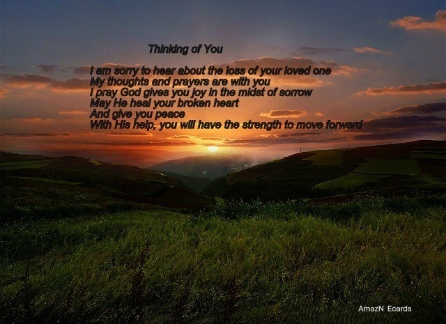 Thinking of You Sympathy Ecard
